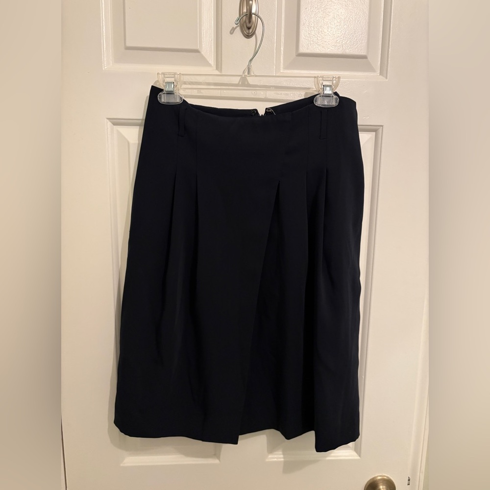LOFT Classic Navy A-Line Skirt Size 4